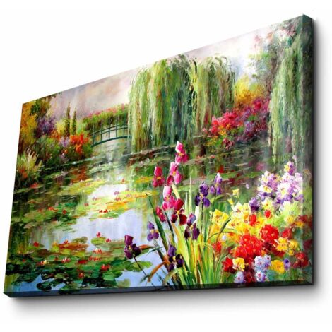 Decoración de pared con impresión en lienzo Painting Multicolor (1/5)