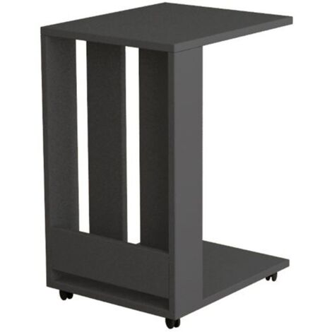 Mesa auxiliar de 2 estantes L37 cm - Edi (1/3)