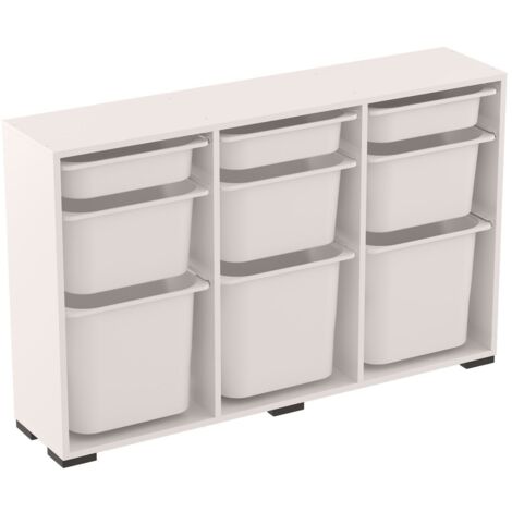 Armario de almacenamiento multiusos Cabinet Blanco (1/5)