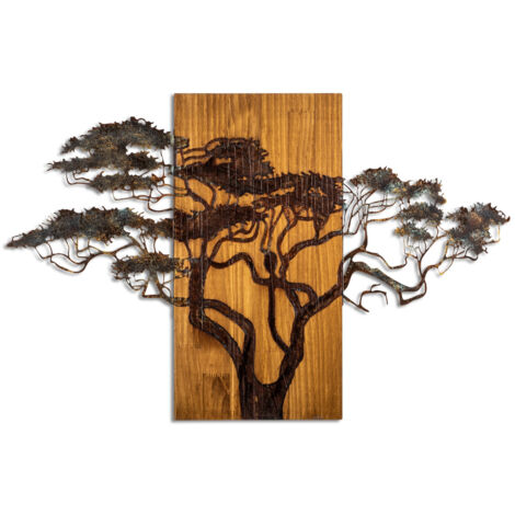 Accesorio decorativo de pared de madera Accessory Multicolor (1/5)