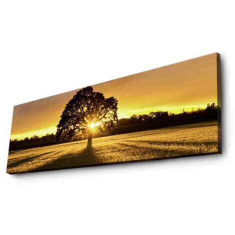 Decoración de pared iluminada con impresión en lienzo LED Painting Multicolor (1/5)