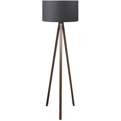 Lámpara de pie, lámpara de pie, iluminación de salón. Lamp Antracita
