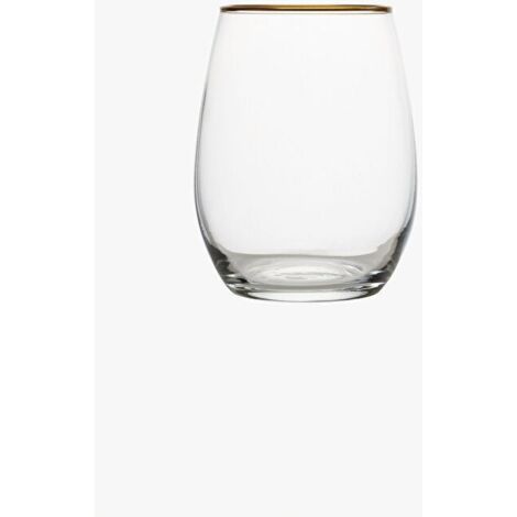Juego de vasos para beber de cristal Set 100% Vaso para beber Gold (1/3)