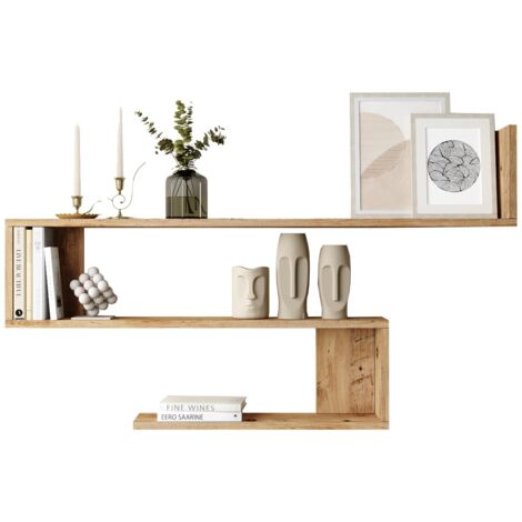 Estante de pared, estante de almacenamiento Shelf Atlantic Pino (1/5)