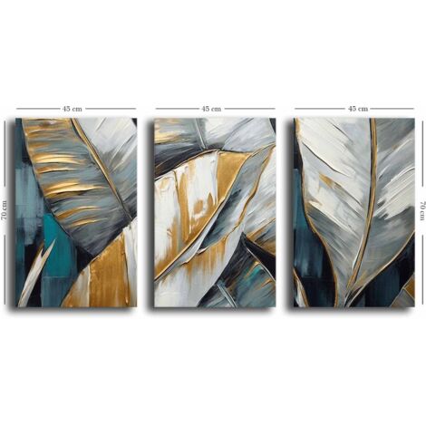 Decoración de pared con impresión en lienzo Painting Multicolor (1/4)