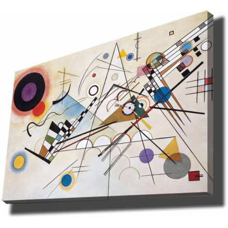 Decoración de pared con impresión en lienzo Painting Multicolor (1/3)