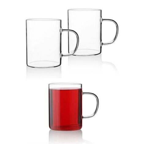 Juego de vasos para beber de cristal Set 100% BOROSILICATE Vaso para beber (1/5)