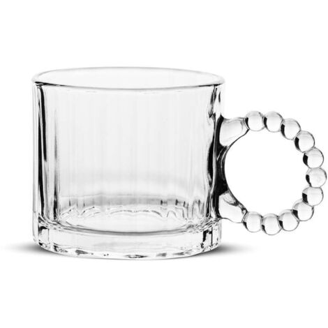 Juego de tazas de café Set 100% Vaso para beber Transparente (1/2)