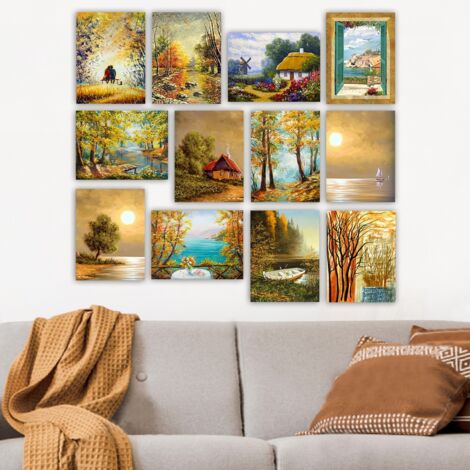 Decoración de pared de MDF Painting Multicolor (1/2)
