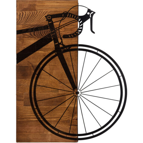 Accesorio decorativo de pared de madera Accessory Negro Nuez (1/5)