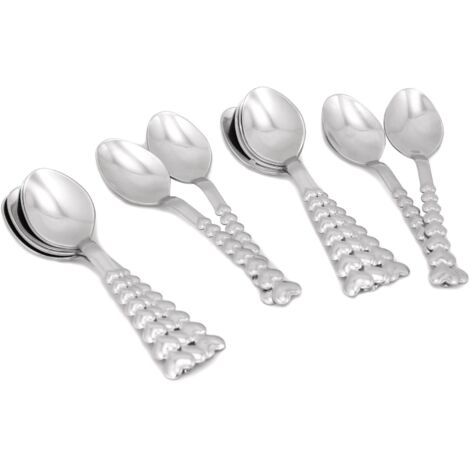 Juego de cucharas y cubiertos Set 11 Cmx1 Cmx1 Cm 100% STAINLESS Acero Plata (1/3)