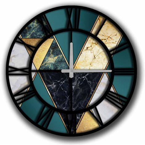 Reloj de pared de MDF, reloj decorativo. Clock Multicolor (1/2)