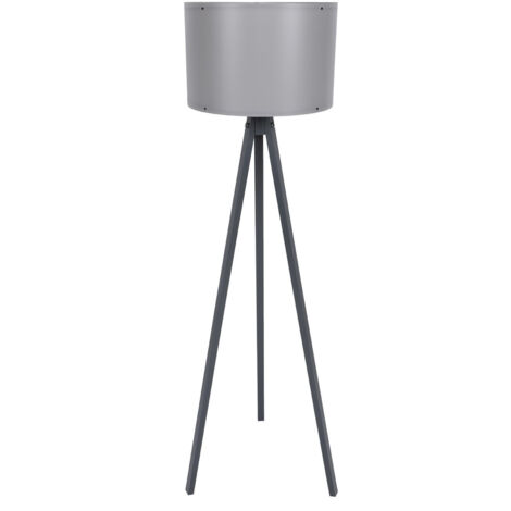 Lámpara de pie, lámpara de pie, iluminación de salón. Lamp Gris