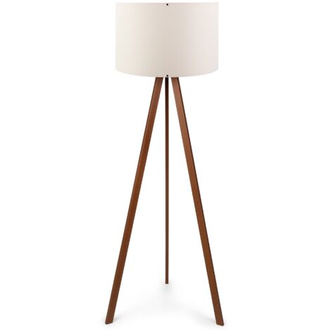 Lámpara de pie, lámpara de pie, iluminación de salón. Lamp Ecru Marrón