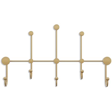 Suspensión de gancho de pared de metal Hook Gold (1/5)