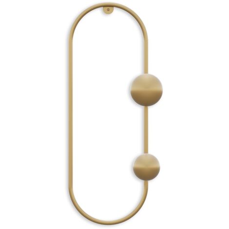 Suspensión de gancho de pared de metal Hook Gold (1/5)