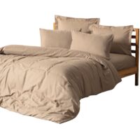 Funda nórdica, funda nórdica, ropa de cama Set 100% Algodón Mink