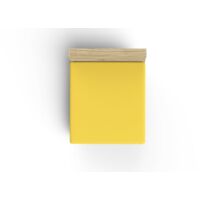 Ranforce Double XL Fitted Sheet (ES) 140 x 200+30 cm 100% Algodón Dark Amarillo