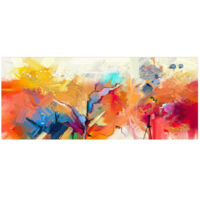 Decoración de pared con impresión en lienzo Painting Multicolor