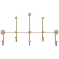 Suspensión de gancho de pared de metal Hook Gold