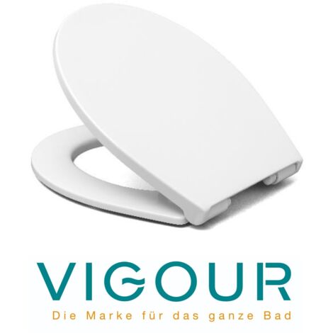 VIGOUR One WC-Sitz mit Absenkautomatik und Take-Off-Funktion, weiß