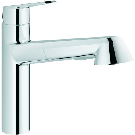 GROHE Einhand-Spültischbatterie, DN 15 Eurodisc C chrom 32257002 (1/10)
