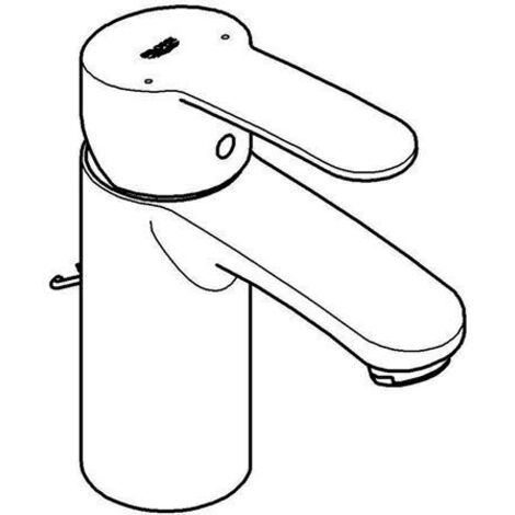 Grohe Waschtischbatterie Eurostyle Cosmopol. EcoJoy mit Kette verchromt (1/5)