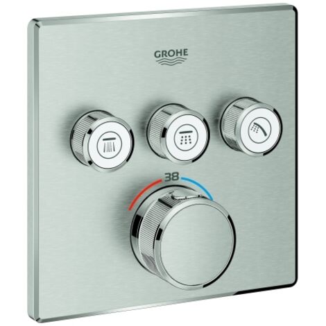 Grohe Grohtherm SmartControl Thermostat mit drei Absperrventilen,