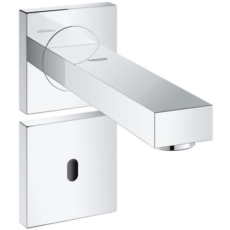 GROHE Infrarot-Elektronik für Waschtisch-Wandarmatur Eurocube E 36442, Fertigmontageset für Rapid SL 38 748 002 oder Rohbauset 36 264 001, ohne Mischung, mit Trafo 100-230 V AC, 50-60 Hz, 6 V D, chrom (1/5)