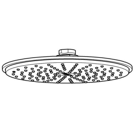 GROHE Kopfbrause Rainshower Cosmopolitan 210 28373, 1 Strahlart, Metall, 9,5 l/min Durchflusskonstanthalter, chrom (1/5)