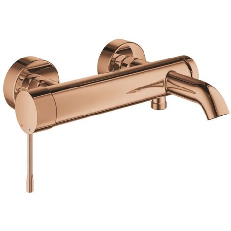 Grohe Essence 1-Loch-Einhand-Wannenbatterie Wandmontage, Warm Sunset, Professional Edition