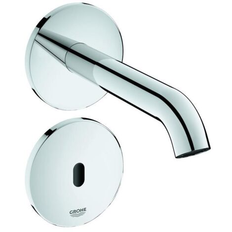 GROHE Infrarot-Elektronik für Waschtisch-Wandarmatur Essence E 36447, Fertigmontageset für Rapid SL 38 748 002 oder Rohbauset 36 264 001, ohne Mischung, Laminarstrahlregler 5,7 l/min, chrom (1/5)