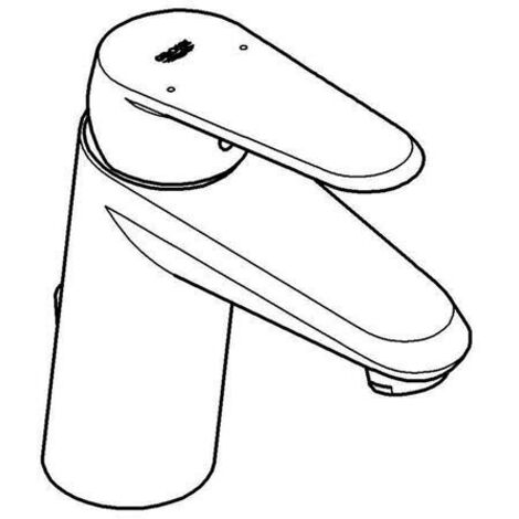 GROHE Einhand-Waschtischbatterie Eurodisc Cosmopolitan 331782, S-Size, Einlochmontage, versenkbare Kette, chrom (1/5)