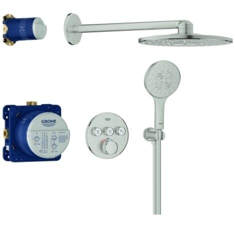 UP-D.system Grohtherm SmartControl 34863 THM runde Form 3 ASV supersteel