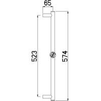 Brausestange Techno Twist 60cm D24mm verchromt Nikles