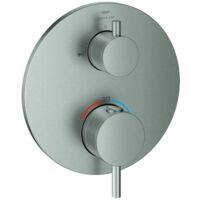 Grohe Fertigmontageset Atrio UP-THM, m int. 2-W.-Umstg., supersteel