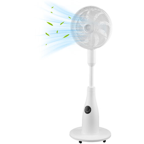 WOOX Ventilateur nébuliseur, 80 W, 8 pales, Diamètre 40 cm, Moteur en cuivre, 7 Vitesses, Oscillation & Timer