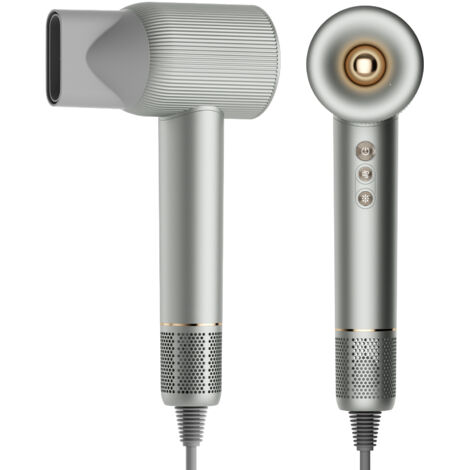 Sèche-cheveux 1600W – Moteur sans balais 104000 tr/min – Technologie à ions négatifs – Réduction du bruit – Câble 1.8m – Woox