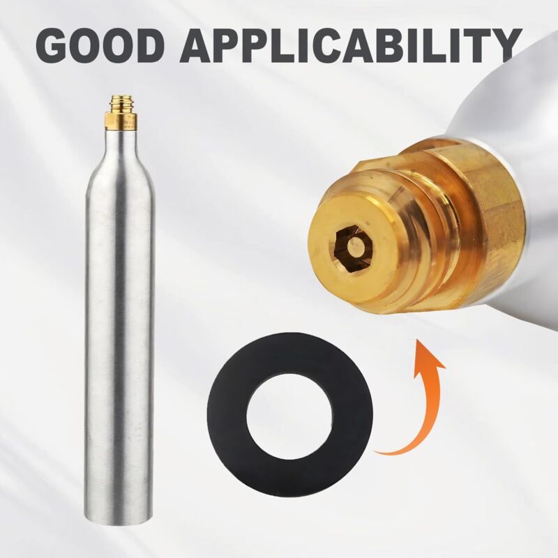 Lot De 6 Joints Toriques En Silicone 1/2 Pouce - Pour Machine à Soda SodaStream, MySoda, Etc. - Rechange étanchéité CO2