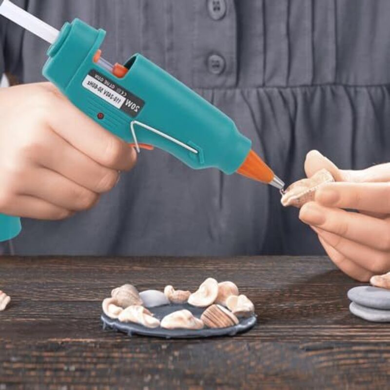 Pistolet à Cartouche Électrique Sans Fil en Silicone, Pistolet à Sceller avec Lumière LED pour Cartouches de 300ml, 4 Vitesses - Bricolage