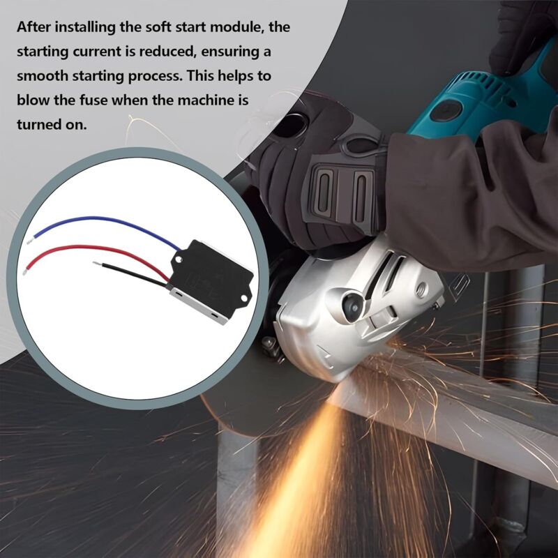 Module De Démarrage Progressif GEKO Pour Meuleuse D'angle - 230 V - 16 A - Design Compact