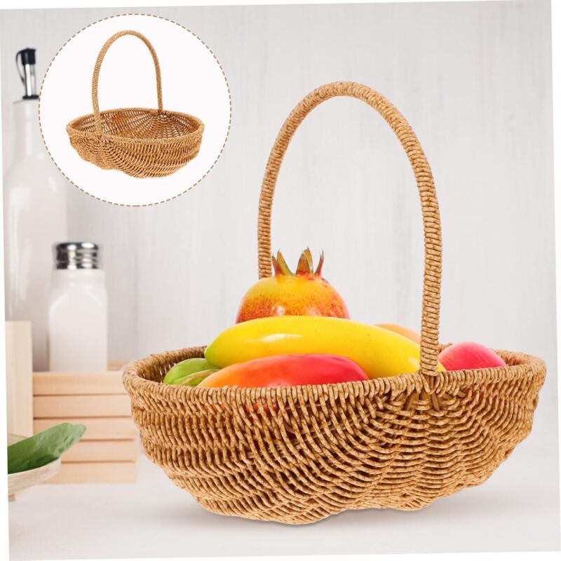 Panier en Plastique Pliant Portatif Stockage de Fruits et Légumes