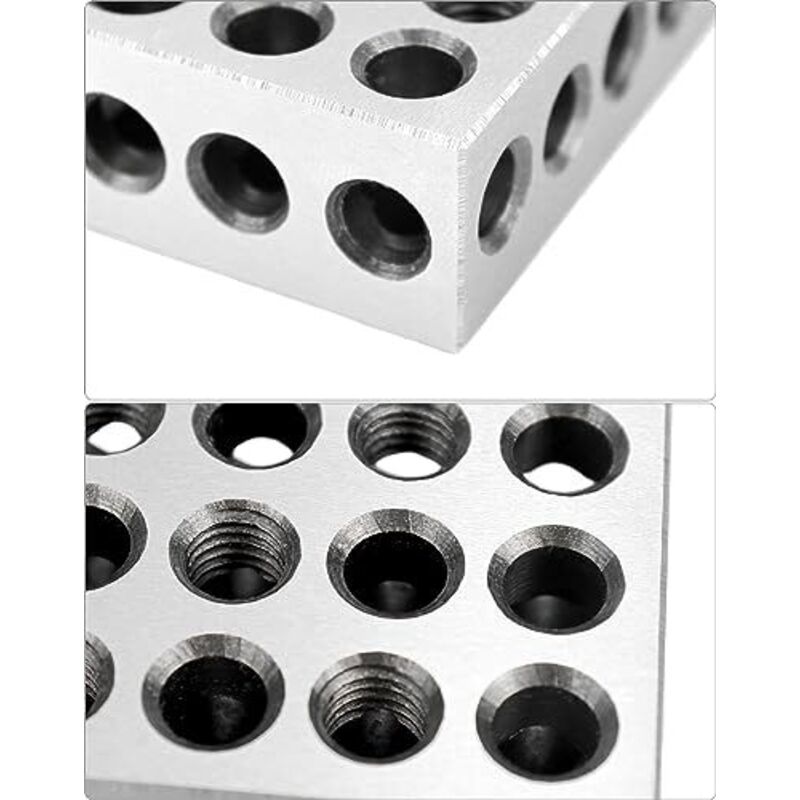 Lot De 2 Blocs Parallèles En Acier 1x2x3 Pouces - Pour étalonnage Et Travail Des Métaux - Précision Machiniste