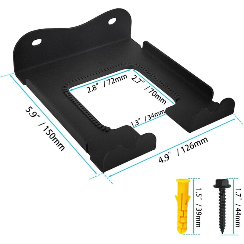 Support Débroussailleuse Garage - Crochet Organisateur Acier Inoxydable Antirouille, Porte Tondeuse Et Outils Jardin Haut De Gamme