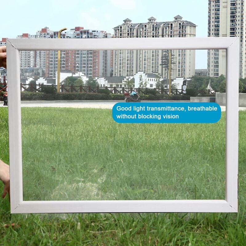 Grillage Aluminium 112x500cm SKM - Pour Moustiquaires, Clapiers, Bricolage - Maille Fine, Anti-rouille, Facile à Découper