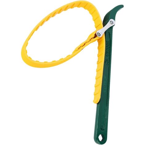 Clé à Sangle en Caoutchouc Clé à Sangle pour Filtre à Huile Réglable 9 Pouces Clé à sangle pour filtre à huile pour RéParations De Plomberie Décapsuleur Ouvre-bocal Tuyau Pommeaux de douche (1/4)