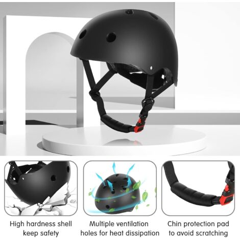 Équipement De Protection Enfant (3-10 Ans) - Casque, Genouillères, Coudières, Protège-Poignets - Pour Skate, Vélo, Trottinette