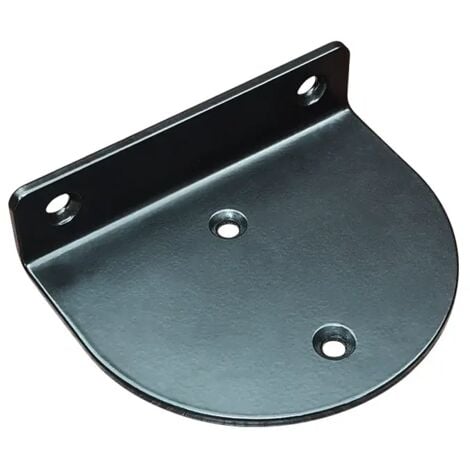 Support Mural, Lot De 4 Supports D'étagère Flottants, Supports Muraux Triangulaires Invisibles En Métal Robuste, Supports D'étagère Muraux Cachés For étagère De Rangement, Bibliothèque (couleur : Noir