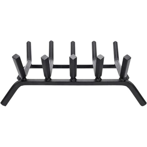 Support de Bûches de Grille de Bûches de Cheminée, Support de Bûches de Bois Polyvalent Robuste pour Arrière-cours, Patios et l'Intérieur (1/5)