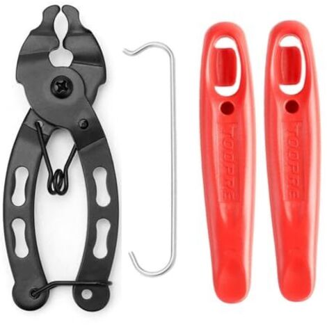 Répartiteur pour Chaîne de Vélo, Pince Attache Rapide Chaine Velo, Outil 2 en 1 Ouvre-Pince de Serrage Facile à Utiliser, Outil de Chaîne de Vélo Compatible avec Toutes Les Chaînes (1/5)